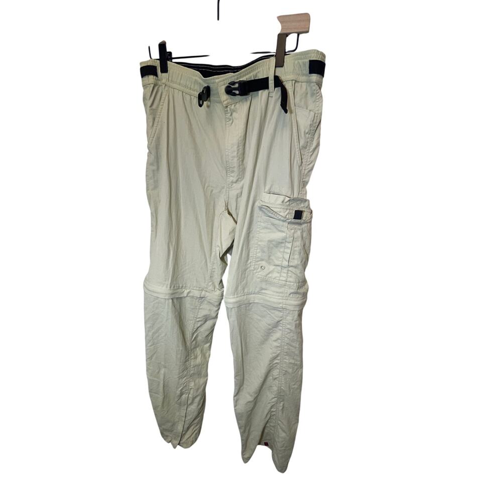 Alpine Design Convertible Pants Mens M Beige Fish Lightweight Outdoor Hiking